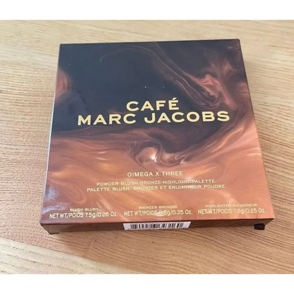 MARC JACOBS BEAUTY NWT Blush Bronzer Highlight Face Palette Cafe O! Mega x Three